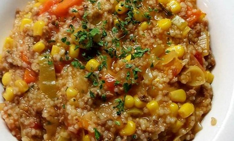 Photo of Bunter Hackfleischtopf mit Graupen