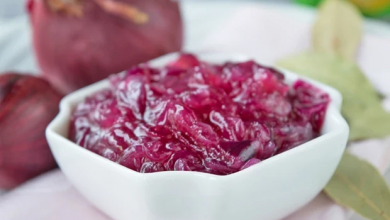 Photo of Zwiebel chutney mit roten zwiebeln