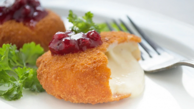 Photo of Panierter camembert