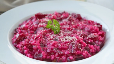 Photo of Rote rüben risotto