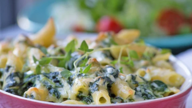 Photo of Nudelauflauf mit spinat