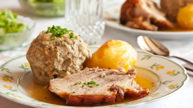 Photo of Schweinsbraten mit knödel