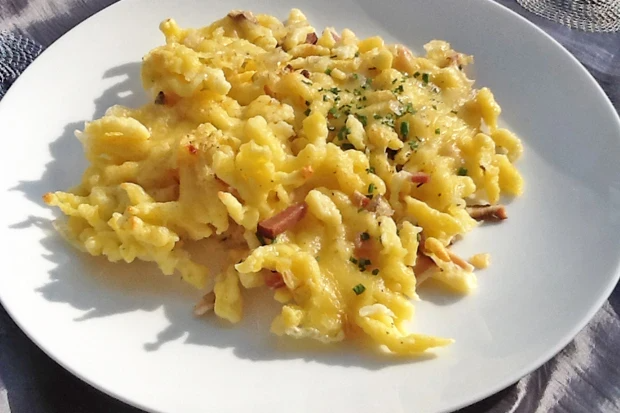 Photo of Überbackene spätzle mit speck und käse