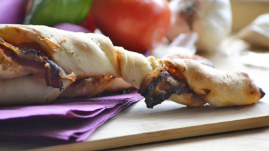 Photo of Einfaches gefülltes pizzastangerl