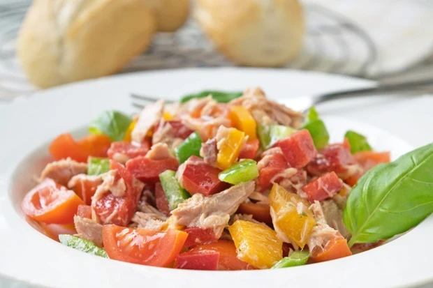 Photo of Thunfischsalat mit joghurt dressing