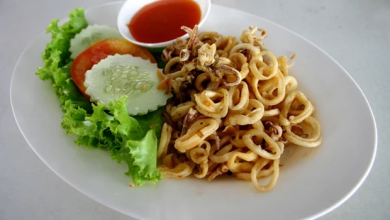 Photo of Gebratene tintenfischringe