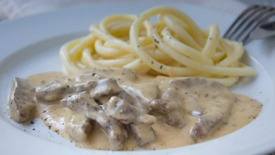 Photo of Rindfleisch-geschnetzeltes mit schlagobers