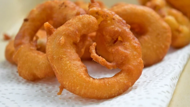 Photo of Frittierte zwiebelringe