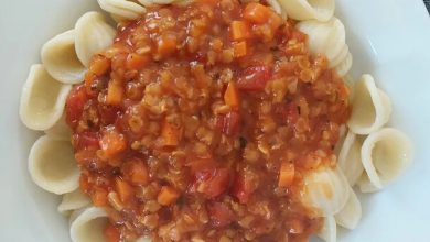 Photo of Rote-Linsenbolognese