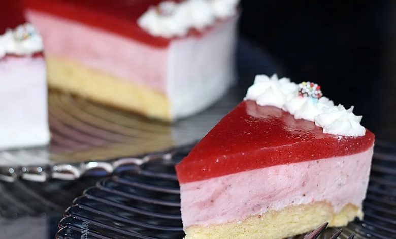 Photo of Erdbeerkuchen “Rosa Wolke”