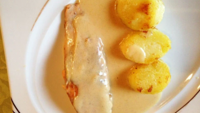 Photo of Lachsfilet in weissweinsosse