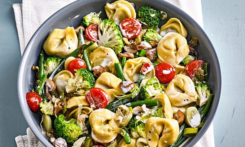 Photo of Vegetarische Tortellini-Pfanne