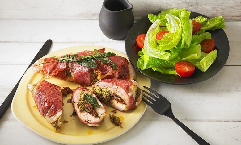 Photo of Gefüllte Hähnchenbrust im Schinkenmantel