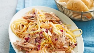 Photo of Spaghetti mit Thunfisch-Sahne-Soße