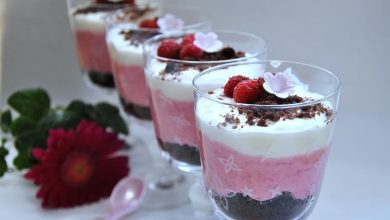 Photo of Schoko-Himbeer-Cheesecake im Glas