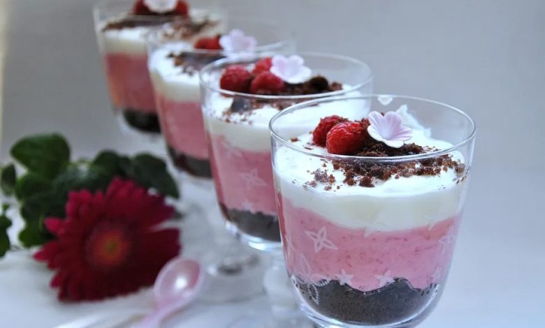 Photo of Schoko-Himbeer-Cheesecake im Glas