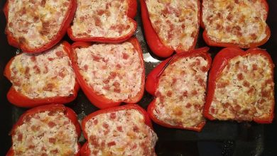 Photo of Gefüllte Paprika Low-carb