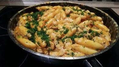 Photo of Schupfnudelpfanne mit Hähnchen und Lauch