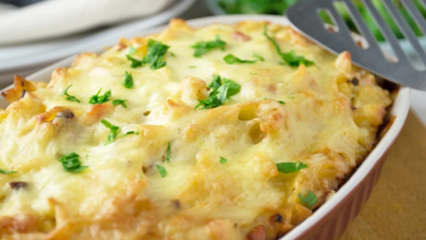 Photo of Gratinierte schinkenfleckerl