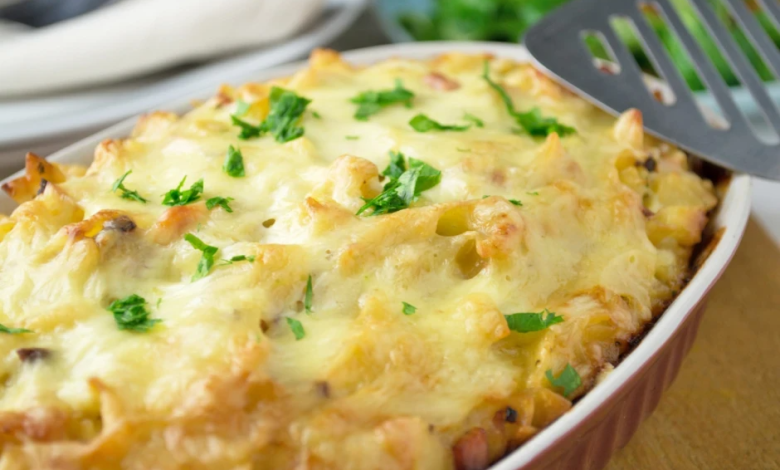 Photo of Gratinierte schinkenfleckerl