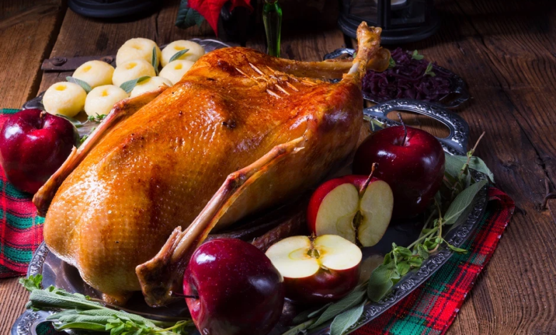 Photo of Gefüllte gans mit kräutern