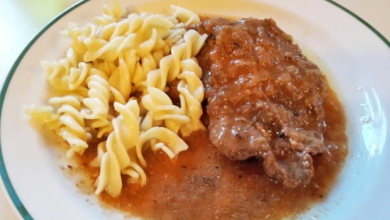 Photo of Rindsschnitzel mit saft