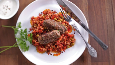 Photo of Cevapcici mit djuvec-reis