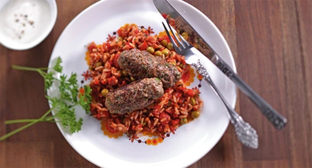 Photo of Cevapcici mit djuvec-reis