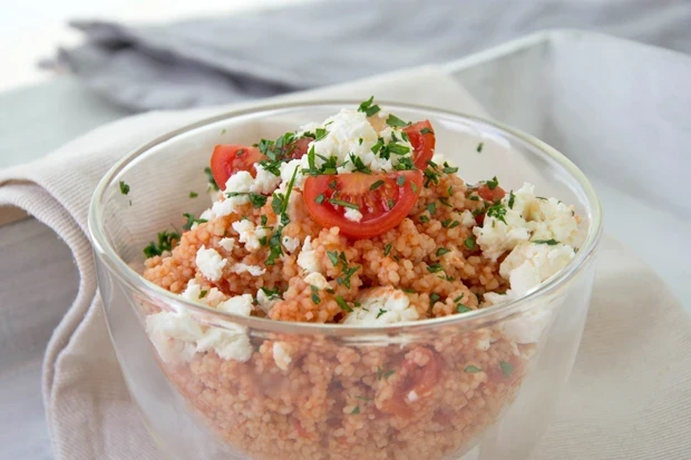 Photo of Tomatencouscous mit feta