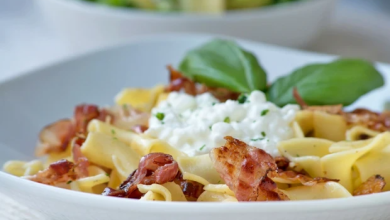 Photo of Topfennudeln mit speck