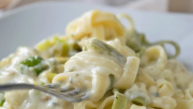 Photo of Schnelle lauchnudeln