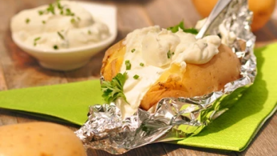 Photo of Folienkartoffeln aus der glut