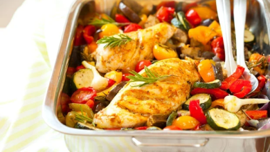 Photo of Huhn mit geschmorten zucchini-gemüse