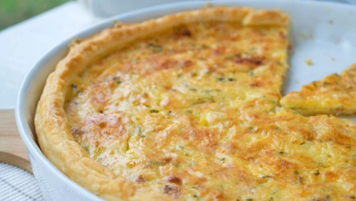 Photo of Quiche lorraine mit blätterteig