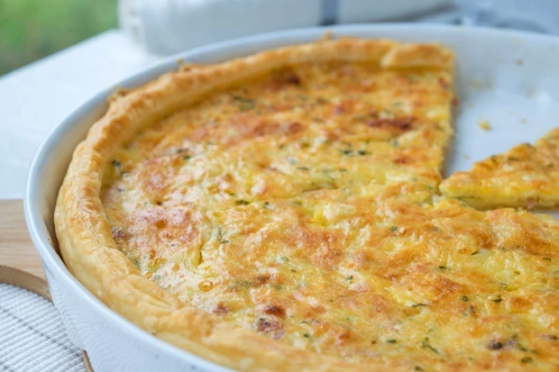 Photo of Quiche lorraine mit blätterteig