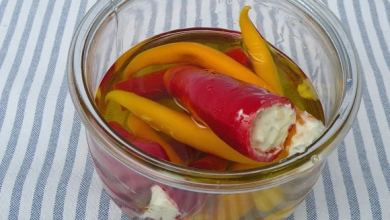 Photo of Gefüllte pepperoni in öl