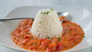 Photo of Reis mit sauce