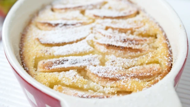 Photo of Griessauflauf mit apfe