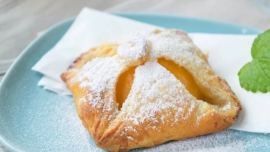 Photo of Süsse blätterteigtaschen