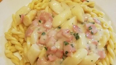 Photo of Spargelnudeln mit Schinken