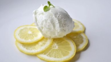 Photo of Zitronensorbet