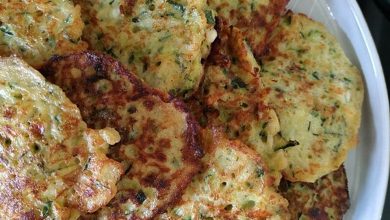 Photo of Zucchini-Küchlein mit Joghurtdip