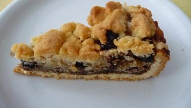 Photo of Apfel-Walnusskuchen mit Streuseln