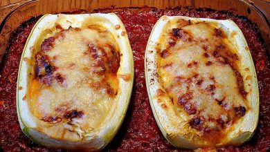 Photo of Gefüllte Zucchini mit Hackfleisch und Käse
