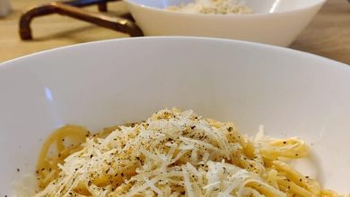 Photo of Tonnarelli Cacio e Pepe – Pasta mit Pecorino und Pfeffer