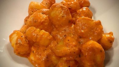 Photo of Gnocchi aus dem Ofen in Paprika-Tomaten-Sauce