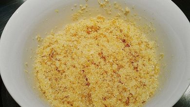 Photo of Selbstgemachter Zitronenzucker