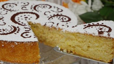 Photo of Italienische Mandeltorte mit Joghurt und Zitrone