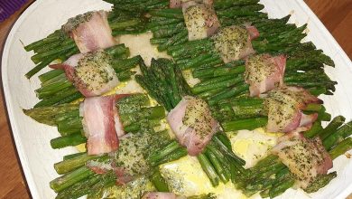 Photo of Grüner Spargel mit Bacon