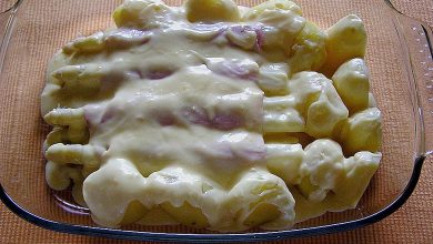 Photo of Spargelgratin mit Schinken und Sauce Hollandaise